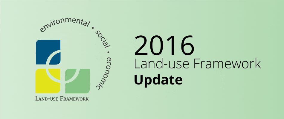 2016 Report Card on the Land-use Framework