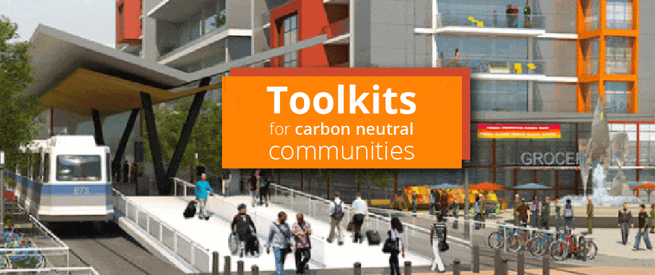 Toolkits for carbon neutral communities