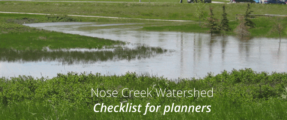 Nose Creek Partnership Planners Checklist