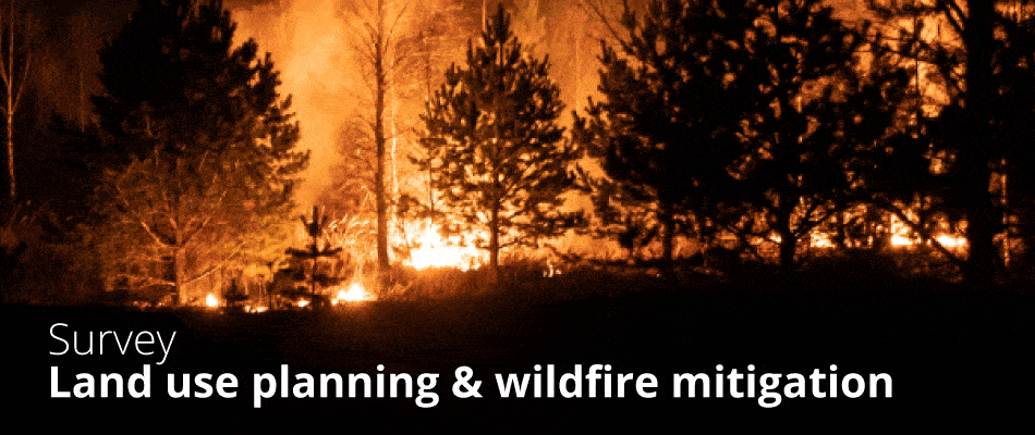 Perceptions to land use planning to mitigate wildfire risk